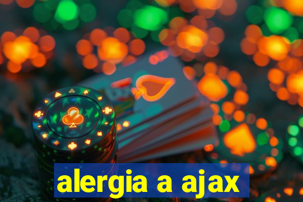 alergia a ajax