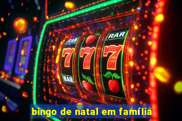 bingo de natal em família