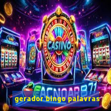 gerador bingo palavras