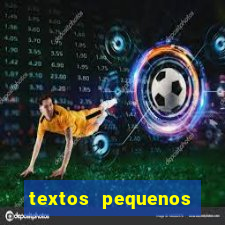 textos pequenos para alfabetizar