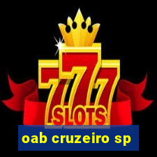 oab cruzeiro sp